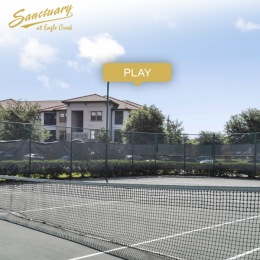 tennis courts beside the property