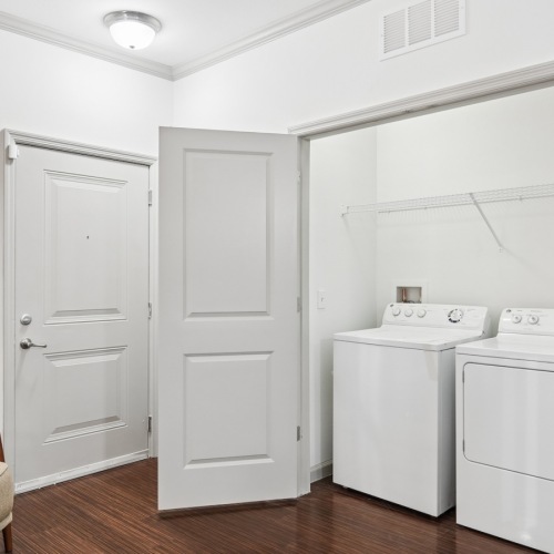 an in-unit washer and dryer